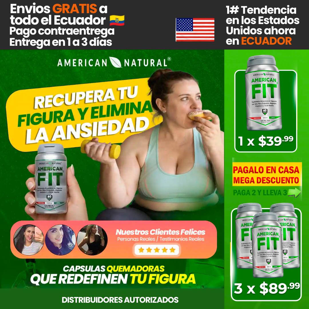 AMERICAN FIT | TU ALIADO IDEAL PARA BAJAR DE PESO